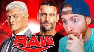 CM PUNK & CODY RHODES FACE TO FACE - WWE RAW Live Stream January 22nd 2024