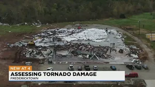 National Weather Service surveying tornado damage in Missouri, Illinois