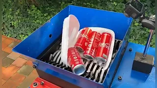 FAST SHREDDER VS COCA COLA - EXPERIMENT - AMAZING VIDEO