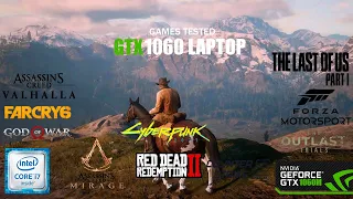 GTX 1060 Laptop Test in 15 games in 2024