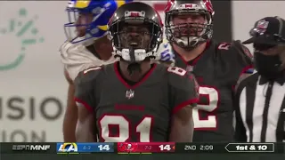 Antonio Brown with 4 Straight Catches | LA Rams vs Bucs | Week 11