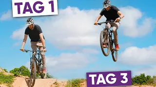 Springen mit dem MTB lernen in 5 Tagen (Selbstexperiment) mit fatalem Ende!