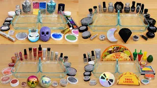 Holo vs Collection - Mixing Makeup and Eyeshadow into Satisfying Slime ASMR My BEST Slime Collection