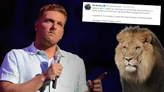 The Time Pat McAfee Chased A Lion At West Virginia