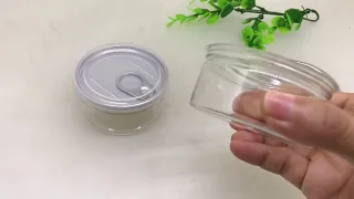 3.5g 100ml PET plastic jars