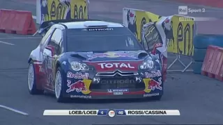 Sebastian Loeb Vs Valentino Rossi - Monza Rally Show 2011