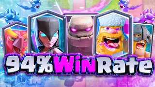 94% WIN RATE WITH BEST GOLEM NIGHTWITCH DECK😎 - BEST DOUBLE EVOLUTION FOR GOLEM🏆