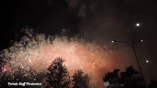 Arrivo in Piazza Cavour del Fercolo di Sant'Agata 2017 e Spettacolo Pirotecnico Ditta Vaccalluzzo