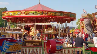 Worlds Largest Travelling Vintage Fairground, Carters Steam Fair, Basingstoke Memorial park, 2018