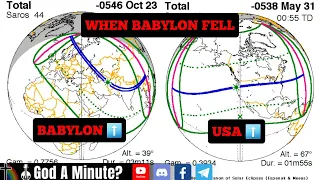 Similar Eclipse Patterns When Ancient Babylon Fell Rapture Soon