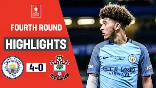 Unstoppable Jadon Sancho 🔥 | Manchester City 4-0 Southampton | Fourth Round | FA Youth Cup 16/17