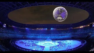 Amazing Tokyo Olympics Drone Show #TokyoOlympics