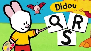 Apprendre les lettres avec Didou | Les lettres Q, R et S de l’alphabet HD , plus 🎨 ici ⬇⬇⬇