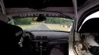 Nürburgring with foot cam Supercharged BMW E46 M3