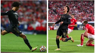 Benfica - Bayern Munich (0-4 Leroy Sane Goal free kick Highlights and Goals