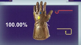 Paper.io Map Control: 100.00% [Thanos Hand]