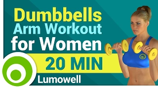 Total Arm Workout with Dumbbells for Women