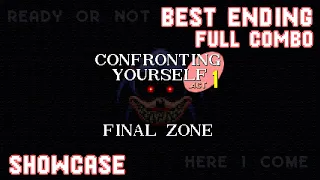 Sonic.EXE: Confronting Yourself (Final Zone) Mod Showcase | Full Combo (Hard + Best Ending) | FNF