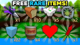 How to get FREE RARE ITEMS!! (Tutorial) | Build a boat for Treasure ROBLOX