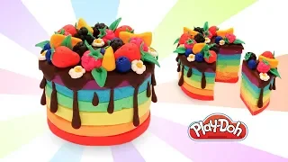 How To Make Rainbow Cake. Crafts for Kids Cake Decorating Ideas