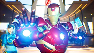 Marvel Vs Capcom Infinite - Iron Man And Captain America Fight Over Freeing Thanos UHD