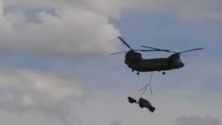 RAF Chinook at  RAF Waddington 2010