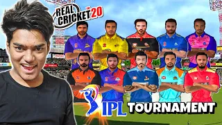 "IPL TOURNAMENT"🏆 in REAL CRICKET 20!