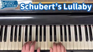 Schubert’s Lullaby: Play Along the Easy Melody on the Piano