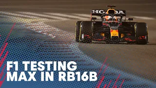 Max Verstappen Tests RB16B At Bahrain International Circuit