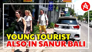 Young tourist also in Sanur Bali || Sanur Latest Updtaes