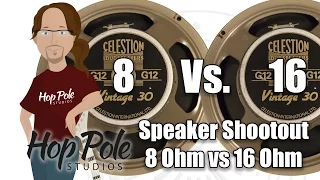 8 Ohms or 16 Ohms? Vintage 30 - METAL Celestion Speaker Comparison