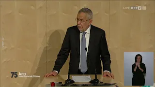 Nationalrat SPEZIAL: Bundespräsident Alexander Van der Bellen (15.12.2020)