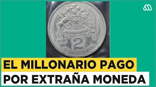 El millonario pago por extraña y antigua moneda en Chile