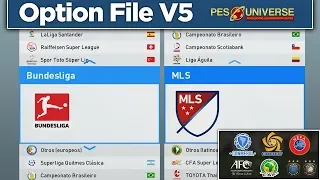 NUEVO OPTION FILE V5 COMPLETO PARA PES 2019 | PESUniverse