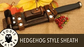 Making a Hedgehog Leatherworks style sheath and Discussing the Price of Leather