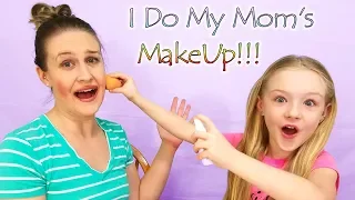 5 Year Old Trinity Does Mom's MakeUp!!