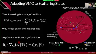 Abraham R. Flores UCI/SDSU CSRC Ph.D. Defense "Quantum Monte Carlo Calculations of Scattering"