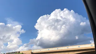 Amazing cumulus clouds explode over Bismarck, ND 10/3/23