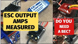 Do you really need a BEC or better ESC for your servo? Volts and amp outputs measured