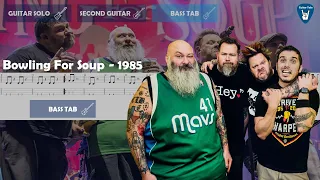 1985 - Bowling For Soup | Bass Tab | Tutorial by Guitar Tabs
