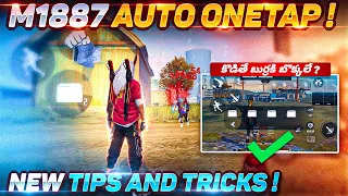 M1887 New One Tap Automatic Headshot Pro Tips & Tricks in Free Fire in Telugu | 2022 New Trick |