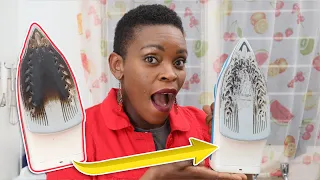 How To REMOVE BURN MARKS From Your IRON BOX | I Tested 8 METHODS From The Internet!