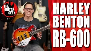 Rickenbacker on a budget? Harley Benton RB-600CS Guitar Review