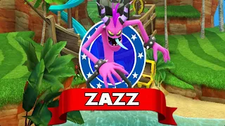 Sonic Dash - Zazz New Character Unlocked & Fully Upgraded MOD - All 68 Characters