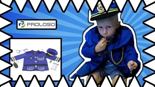 Pretend Play POLICE Ryan ToysReview Inspired - I Mailed Myself To Ryan Police Costume For Kids