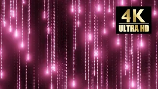 Background Video - Glitter Rain Pink - DJ - VJ Loops - Motion Design - 4K - UHD