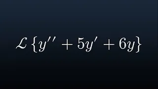 Laplace Transform Initial Value Problem (Example)