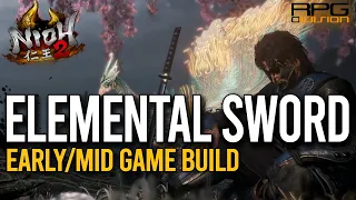 ELEMENTAL SWORD OP Early/Mid Game Build - NIOH 2