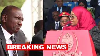 'RUTO CDF WANGU NI MWANAMKE!' Listen to what Tanzania president Suluhu told Ruto face to face in TZ