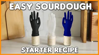 Sourdough starter from scratch: Easy recipe!